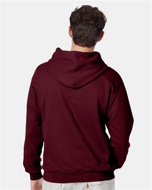Ultimate Cotton® Hooded Sweatshirt - OnModelBack - B22200533 - Maroon