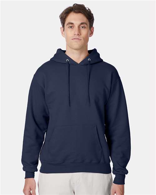 Ultimate Cotton® Hooded Sweatshirt - OnModelFront - B22200653 - Navy