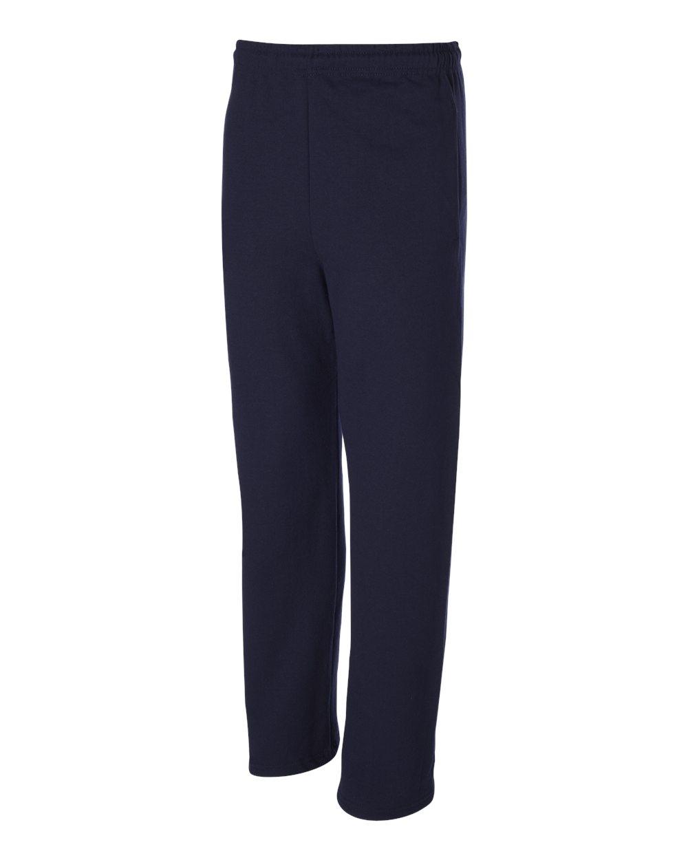 Unisex NuBlend® Open-Bottom Sweatpants with Pockets - Side - B23435653 - J. Navy