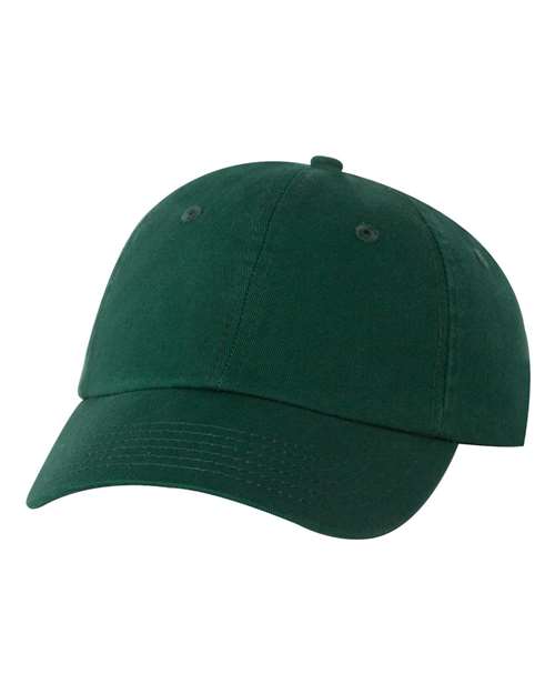 Bio-Washed Classic Dad Hat - Front - B28295540 - Forest Green