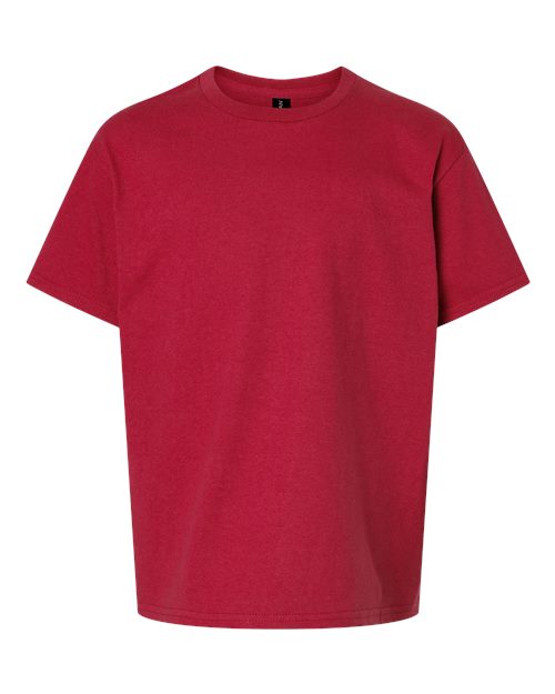 Ultra Cotton® Youth T-Shirt - Front - B31660792 - Cherry Red