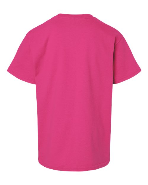 Ultra Cotton® Youth T-Shirt - Back - B31660692 - Heliconia
