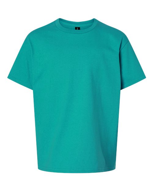Ultra Cotton® Youth T-Shirt - Front - B31660592 - Jade Dome