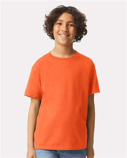 Ultra Cotton® Youth T-Shirt - OnModelFront - B31660662 - Orange
