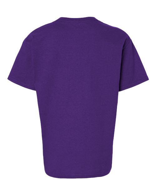 Ultra Cotton® Youth T-Shirt - Back - B31660672 - Purple
