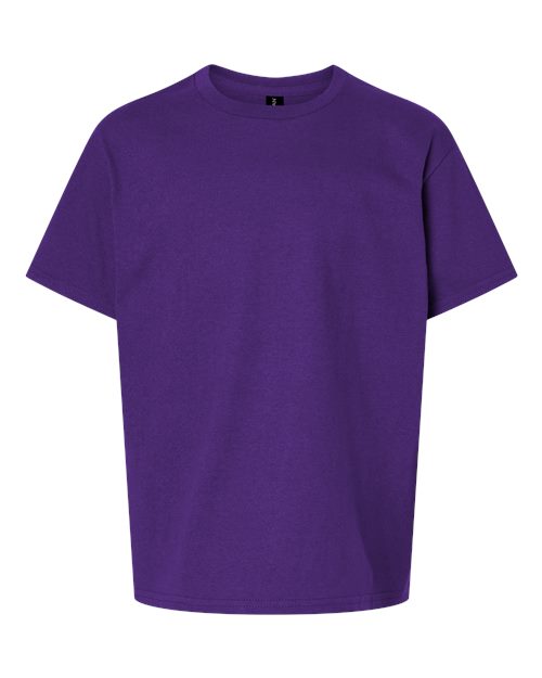 Ultra Cotton® Youth T-Shirt - Front - B31660672 - Purple