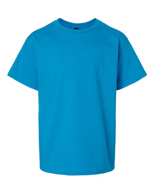 Ultra Cotton® Youth T-Shirt - Front - B31660762 - Sapphire