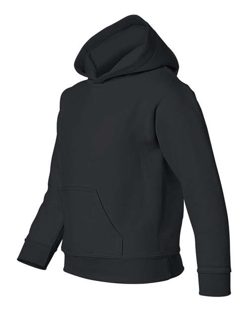 Heavy Blend™ Youth Hooded Sweatshirt - Side - B32060502 - Black