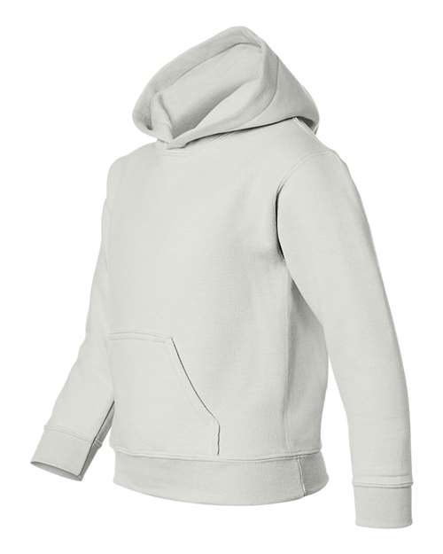 Heavy Blend™ Youth Hooded Sweatshirt - Side - B32060002 - White