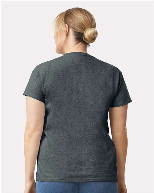 Ultra Cotton® Women’s T-Shirt - OnModelBack - B50560073 - Dark Heather