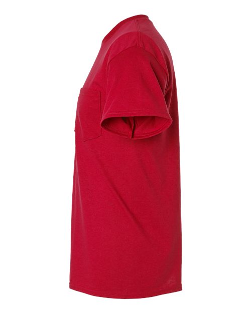 DryBlend® Pocket T-Shirt - DirectSide - B07260703 - Red