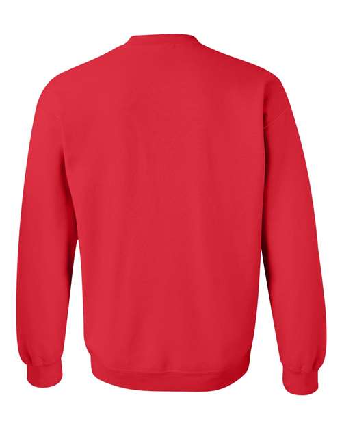 Heavy Blend™ Crewneck Sweatshirt - Back - B21060702 - Red