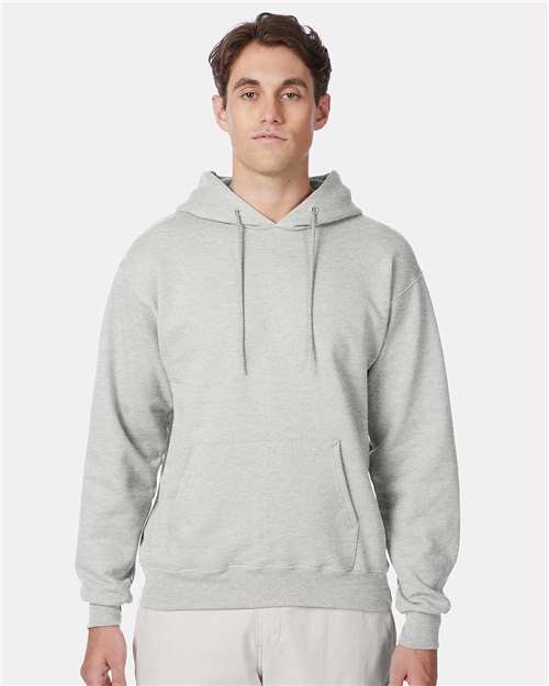 Ultimate Cotton® Hooded Sweatshirt - OnModelFront - B22200023 - Ash