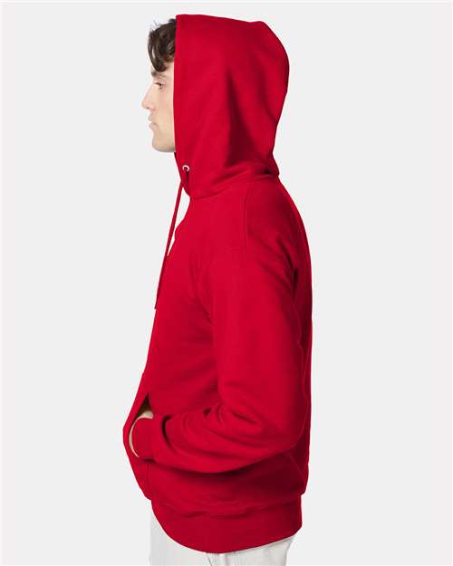 Ultimate Cotton® Hooded Sweatshirt - OnModelSide - B22200223 - Deep Red