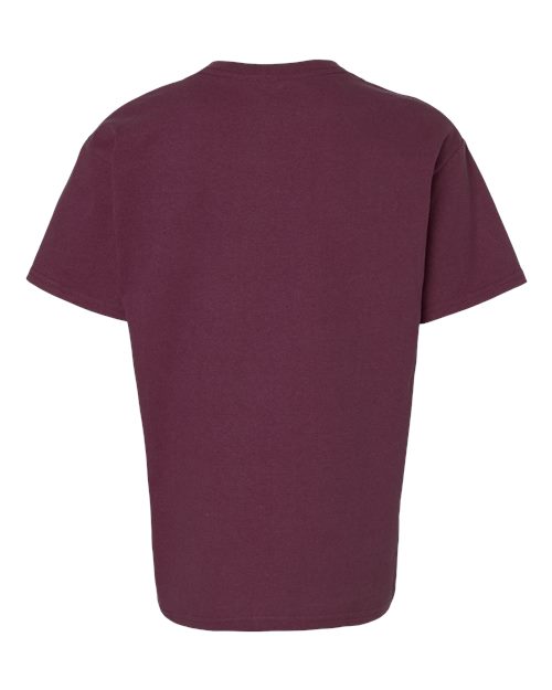 Ultra Cotton® Youth T-Shirt - Back - B31660532 - Maroon