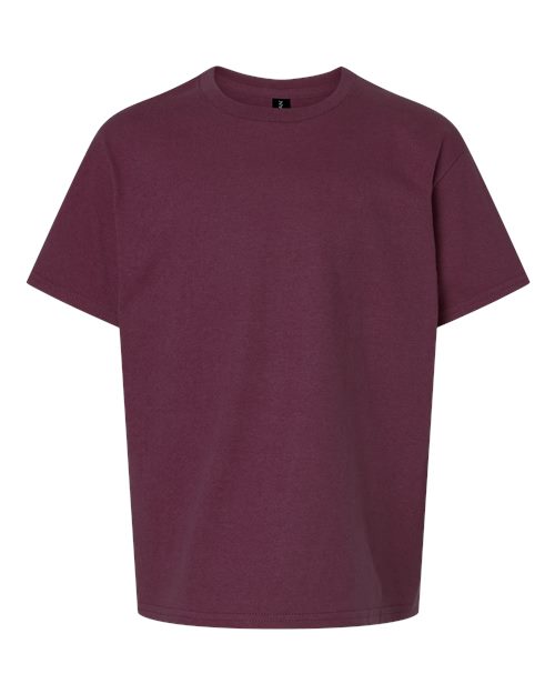Ultra Cotton® Youth T-Shirt - Front - B31660532 - Maroon