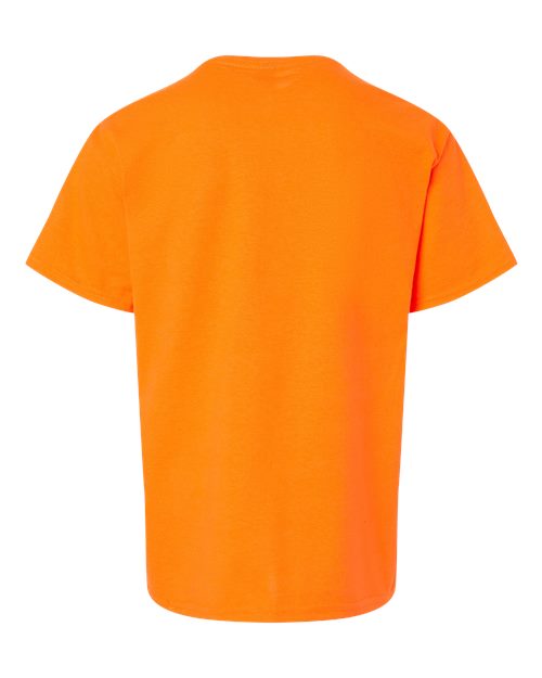 Ultra Cotton® Youth T-Shirt - Back - B31660332 - Safety Orange