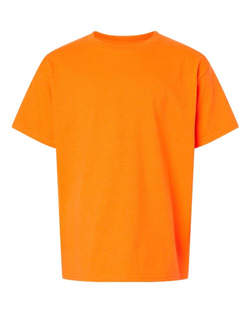 Ultra Cotton® Youth T-Shirt - Front - B31660332 - Safety Orange