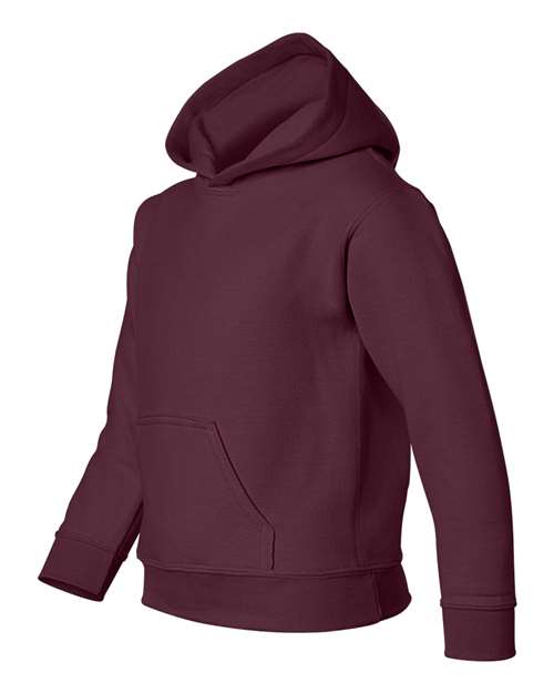 Heavy Blend™ Youth Hooded Sweatshirt - Side - B32060532 - Maroon