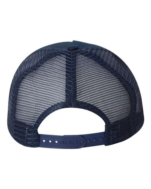 Five-Panel Trucker Cap - Back - B88395650 - Navy