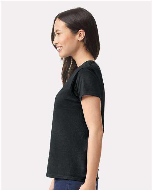 Ultra Cotton® Women’s T-Shirt - OnModelSide - B50560502 - Black