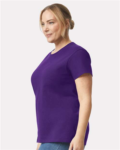 Ultra Cotton® Women’s T-Shirt - OnModelSide - B50560673 - Purple