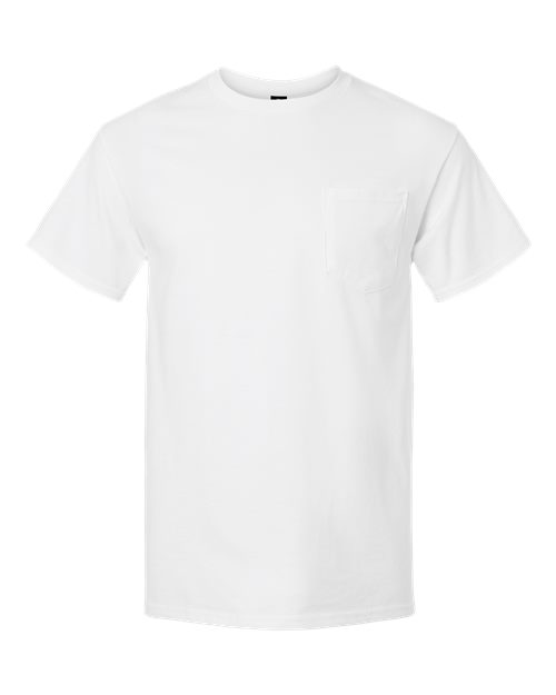 Ultra Cotton® Pocket T-Shirt - Front - B07060003 - White