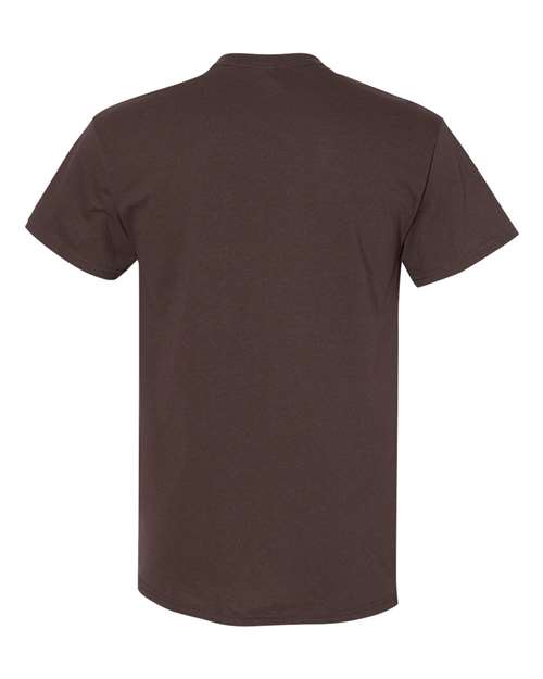 Heavy Cotton™ T-Shirt - Back - B00060053 - Dark Chocolate