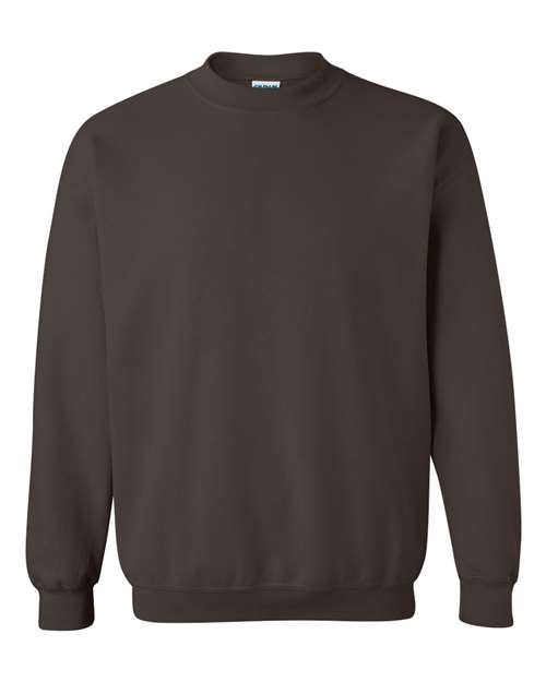 Heavy Blend™ Crewneck Sweatshirt - Front - B21060053 - Dark Chocolate