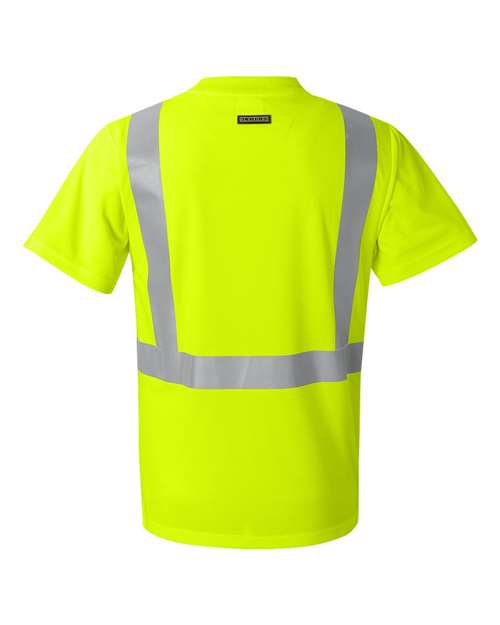High-Performance Microfiber T-Shirt - Back - B86029173 - Lime