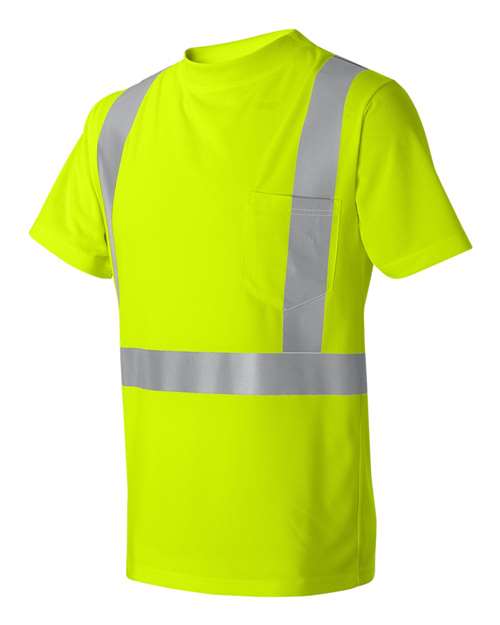 High-Performance Microfiber T-Shirt - Side - B86029173 - Lime