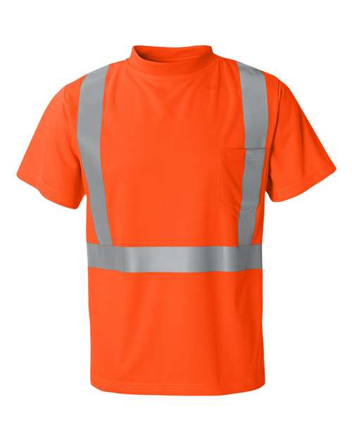 High-Performance Microfiber T-Shirt - Front - B86029663 - Orange