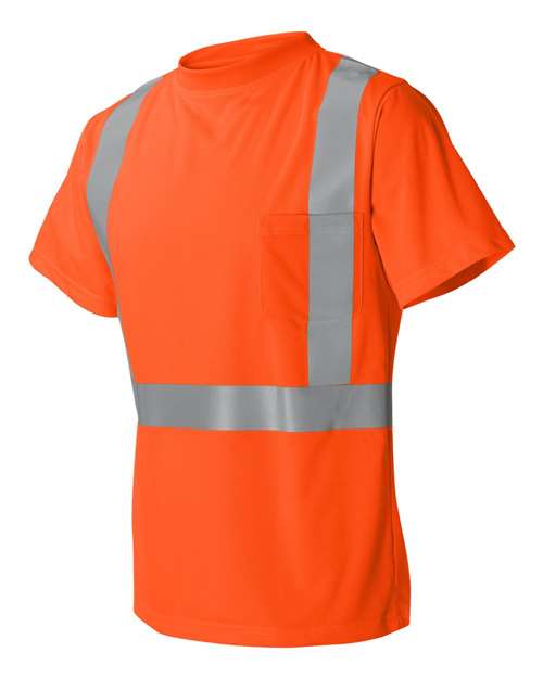 High-Performance Microfiber T-Shirt - Side - B86029663 - Orange