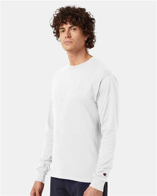 Long Sleeve T-Shirt - OnModelSide - B06084003 - White