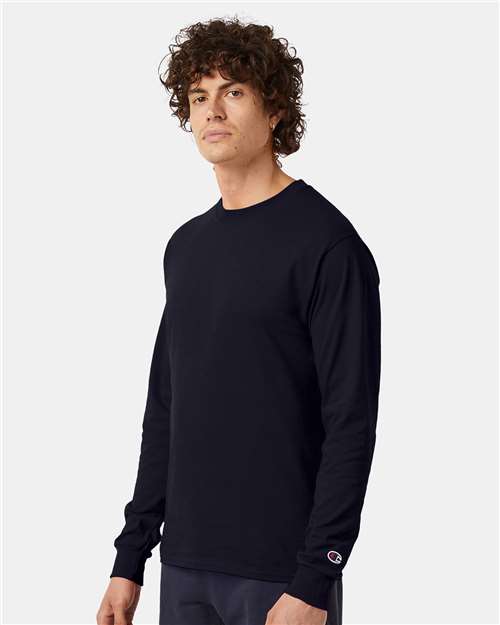 Long Sleeve T-Shirt - OnModelSide - B06084653 - Navy