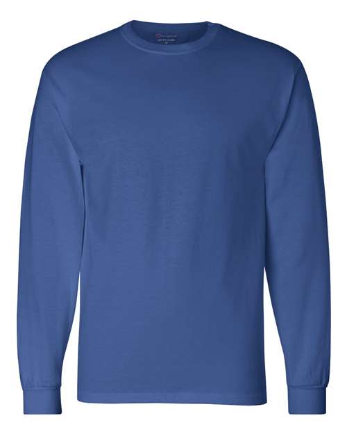 Long Sleeve T-Shirt - Front - B06084753 - Royal Blue