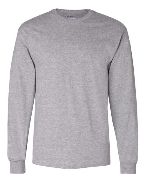 Long Sleeve T-Shirt - Front - B06084583 - Light Steel