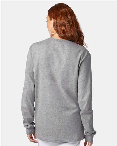 Long Sleeve T-Shirt - OnModelBack - B06084583 - Light Steel