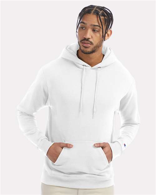 Powerblend® Hooded Sweatshirt - OnModelFront - B22884003 - White