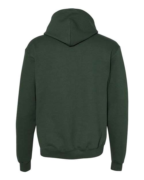 Powerblend® Hooded Sweatshirt - Back - B22884193 - Dark Green