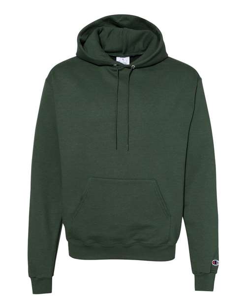 Powerblend® Hooded Sweatshirt - Front - B22884193 - Dark Green
