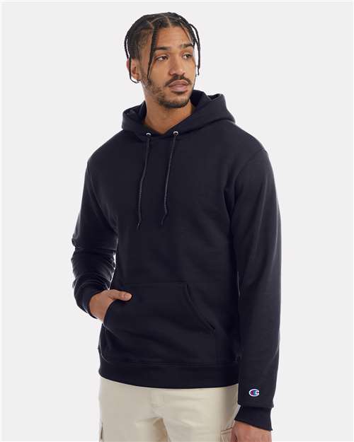 Powerblend® Hooded Sweatshirt - OnModelFront - B22884653 - Navy