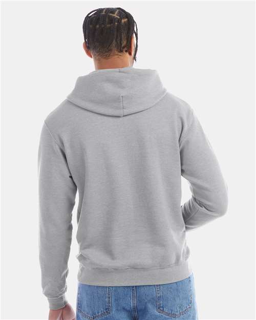 Powerblend® Hooded Sweatshirt - OnModelBack - B22884583 - Light Steel
