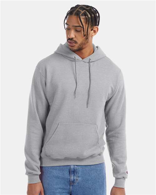 Powerblend® Hooded Sweatshirt - OnModelFront - B22884583 - Light Steel