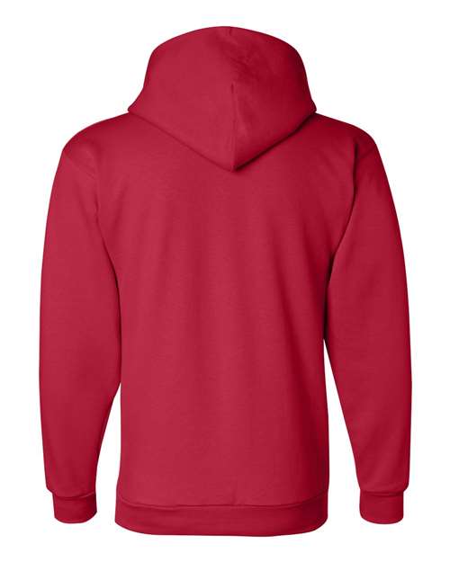 Powerblend® Hooded Sweatshirt - Back - B22884703 - Scarlet