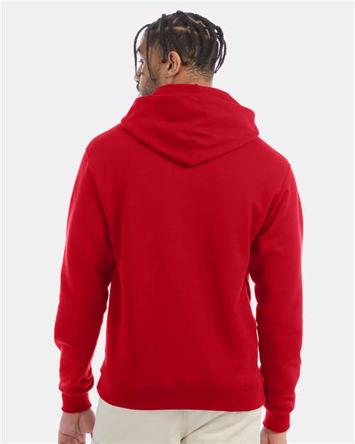 Powerblend® Hooded Sweatshirt - OnModelBack - B22884703 - Scarlet