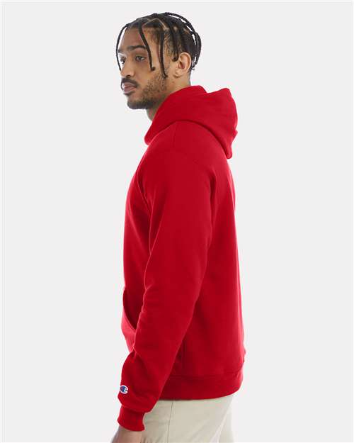 Powerblend® Hooded Sweatshirt - OnModelSide - B22884703 - Scarlet