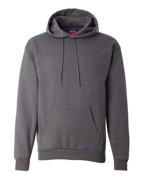 Powerblend® Hooded Sweatshirt - Front - B22884093 - Charcoal Heather