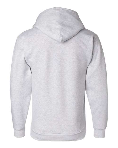 Powerblend® Hooded Sweatshirt - Back - B22884023 - Silver Grey