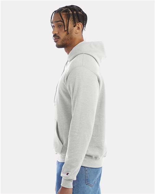 Powerblend® Hooded Sweatshirt - OnModelSide - B22884023 - Silver Grey